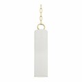 Hudson Valley 1 Light Pendant 2384-AGB/WH